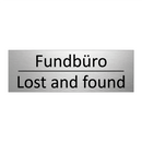 Fundbüro - Lost and found