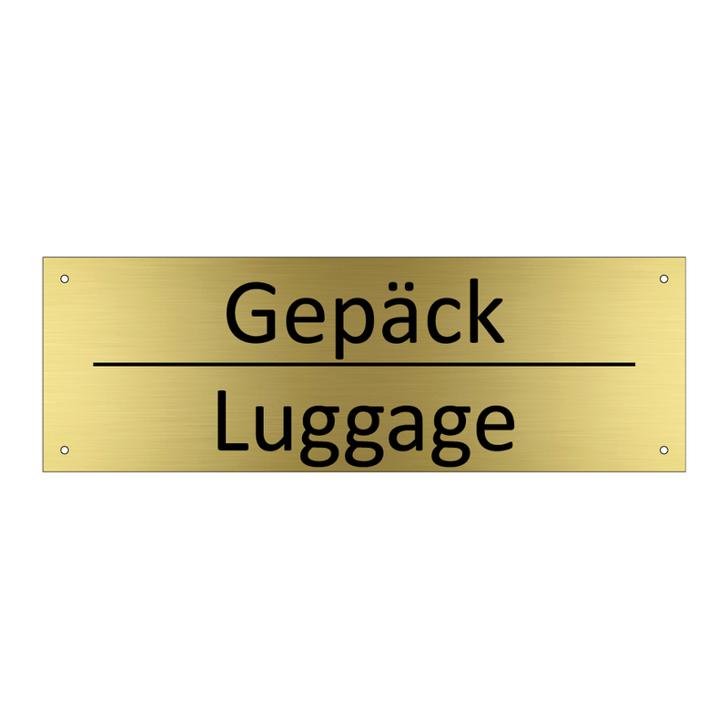 Gepäck - Luggage