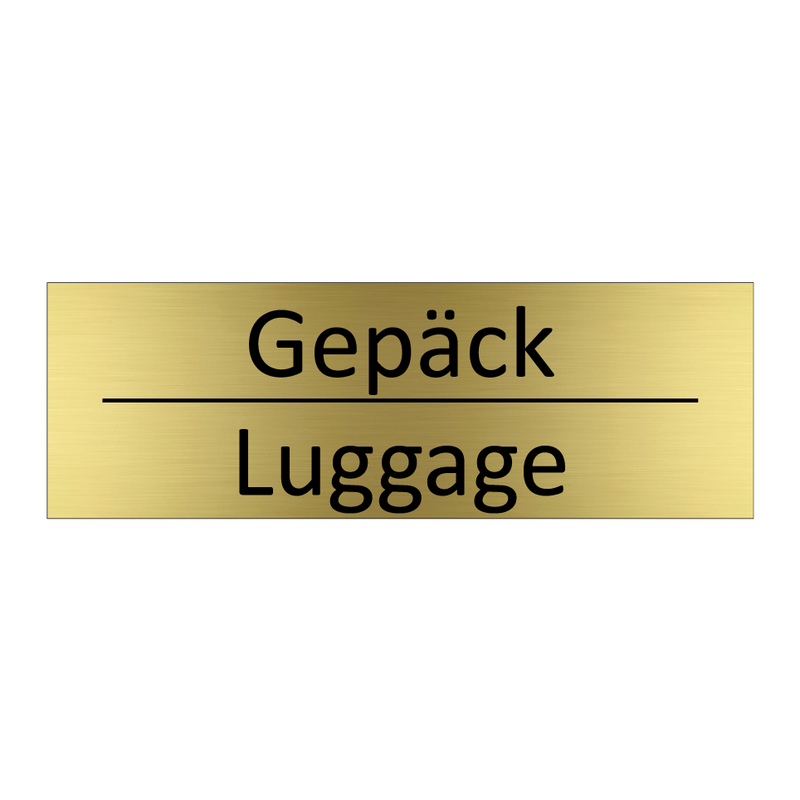 Gepäck - Luggage