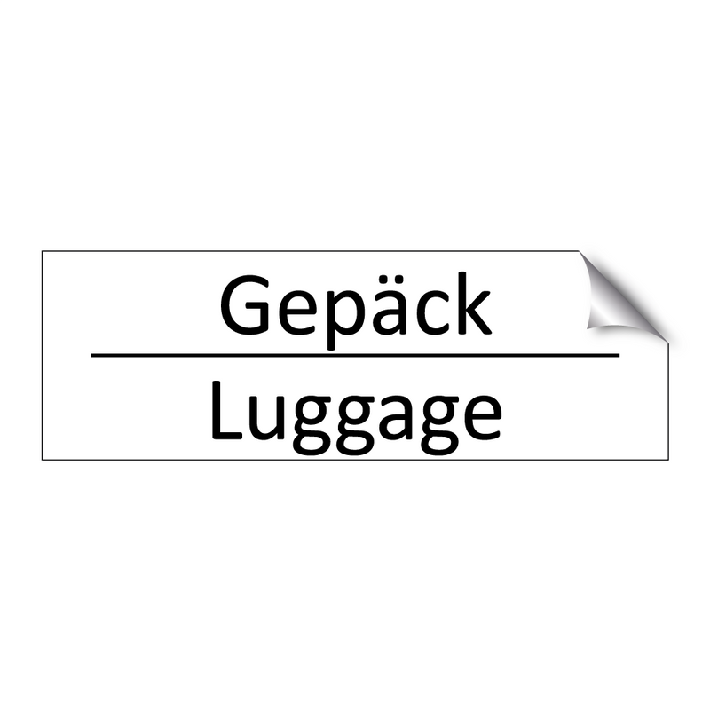 Gepäck - Luggage
