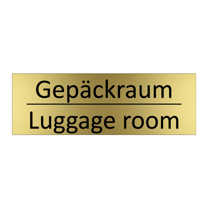 Gepäckraum - Luggage room