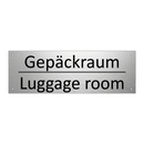 Gepäckraum - Luggage room