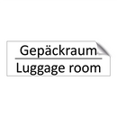 Gepäckraum - Luggage room