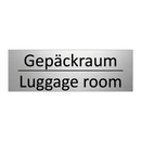 Gepäckraum - Luggage room