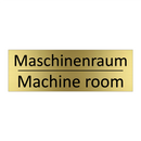 Maschinenraum - Machine room