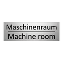Maschinenraum - Machine room