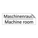 Maschinenraum - Machine room