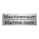Maschinenraum - Machine room