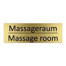 Massageraum - Massage room