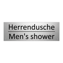 Herrendusche - Men's shower