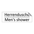 Herrendusche - Men's shower