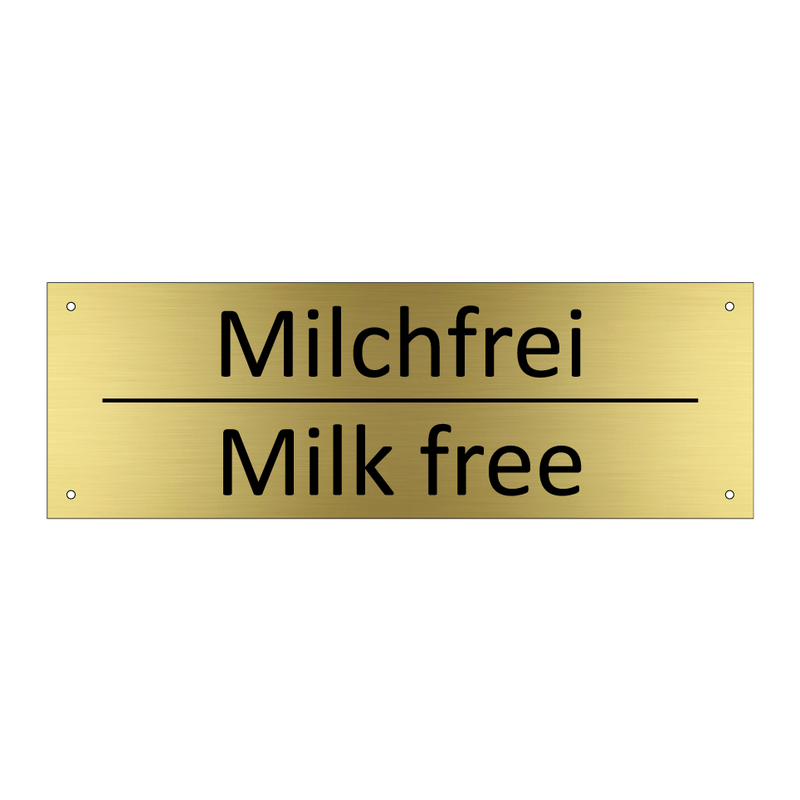 Milchfrei - Milk free