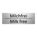 Milchfrei - Milk free
