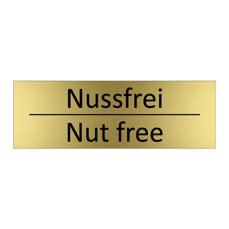 Nussfrei - Nut free