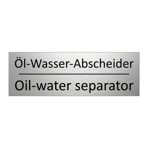 Öl-Wasser-Abscheider - Oil-water separator