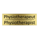 Physiotherapeut - Physiotherapist