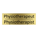 Physiotherapeut - Physiotherapist