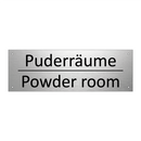 Puderräume - Powder room