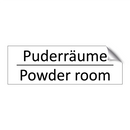 Puderräume - Powder room