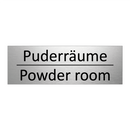 Puderräume - Powder room