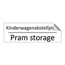 Kinderwagenabstellplatz - Pram storage