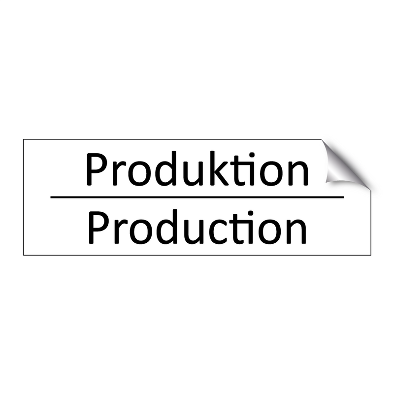 Produktion - Production