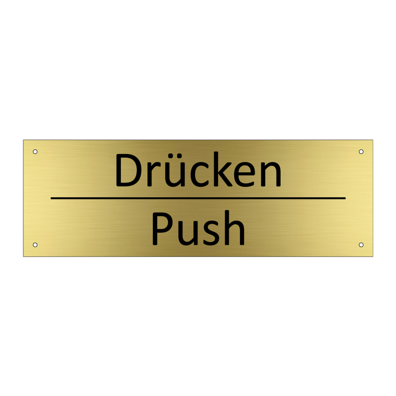 Drücken - Push