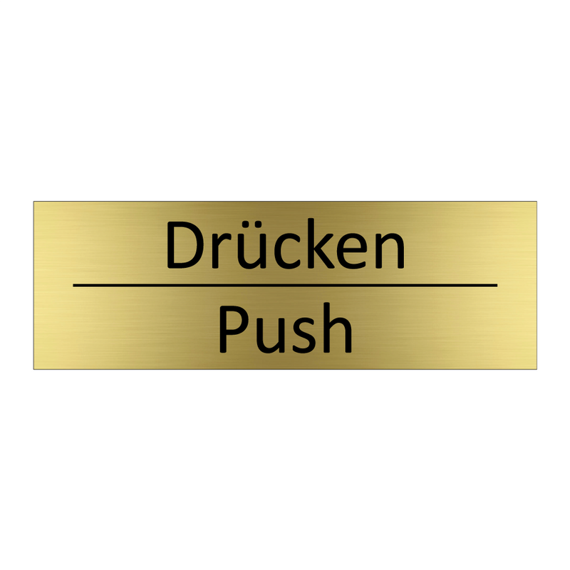 Drücken - Push