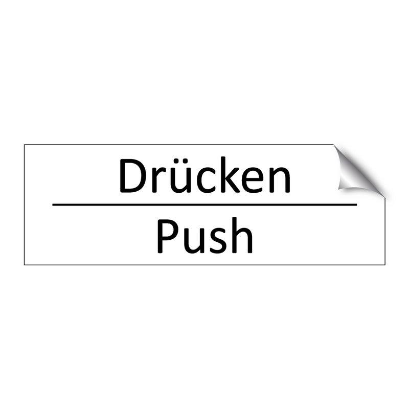 Drücken - Push