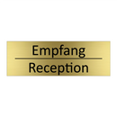 Empfang - Reception