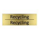 Recycling - Recycling