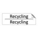 Recycling - Recycling