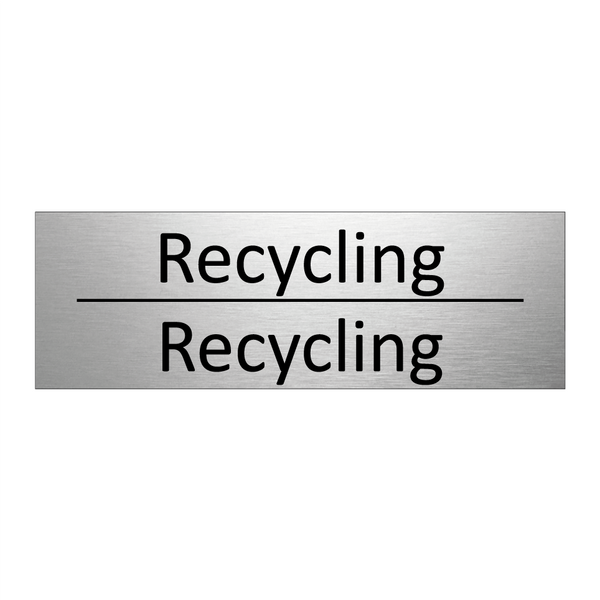 Recycling - Recycling