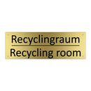 Recyclingraum - Recycling room