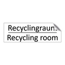 Recyclingraum - Recycling room