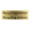 Recyclingstation - Recycling station