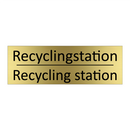 Recyclingstation - Recycling station