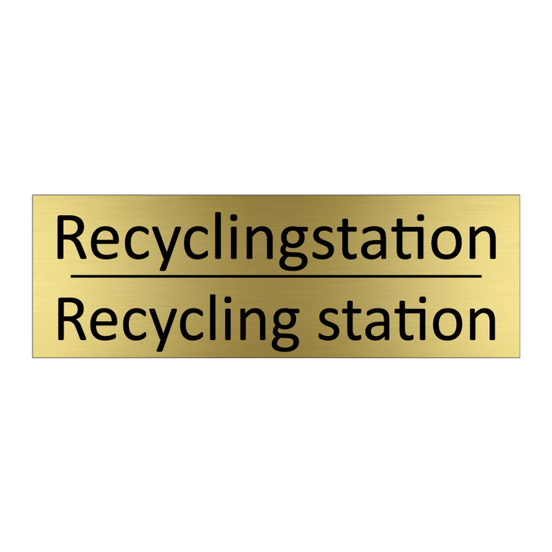 Recyclingstation - Recycling station