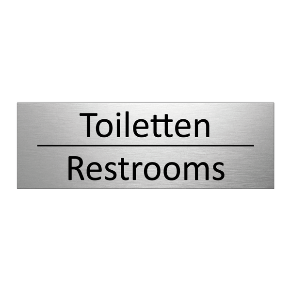 Toiletten - Restrooms