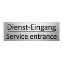 Dienst-Eingang - Service entrance