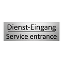 Dienst-Eingang - Service entrance
