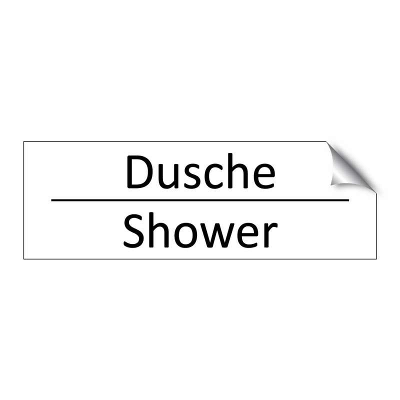 Dusche - Shower