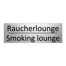 Raucherlounge - Smoking lounge