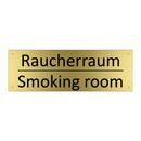 Raucherraum - Smoking room