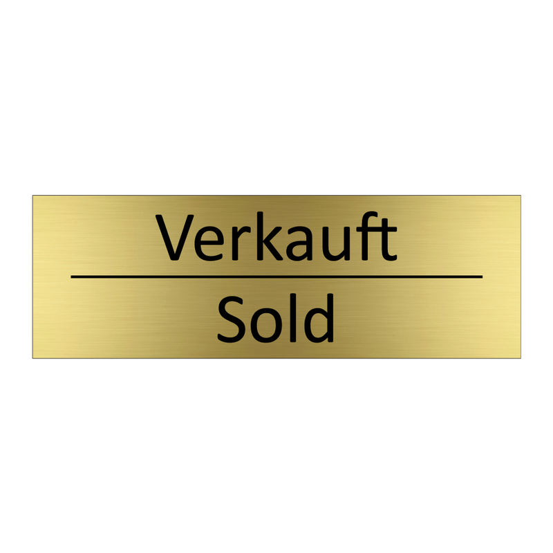Verkauft - Sold