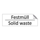 Festmüll - Solid waste