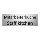Mitarbeiterküche - Staff kitchen