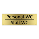 Personal-WC - Staff WC