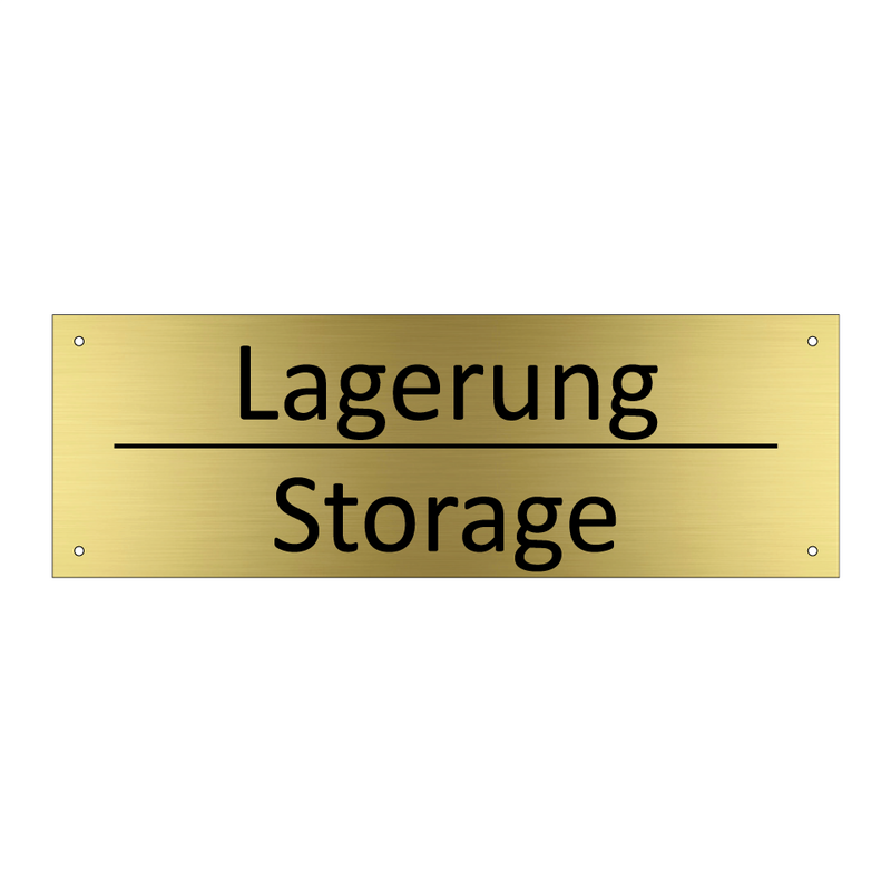 Lagerung - Storage