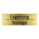 Lagerung - Storage
